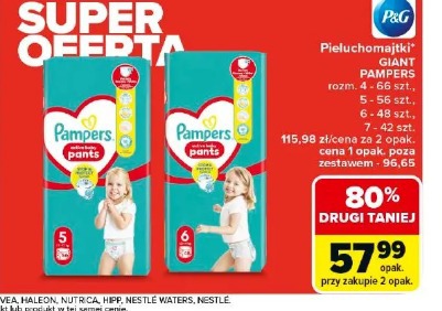 Pieluchomajtki GIANT PAMPERS