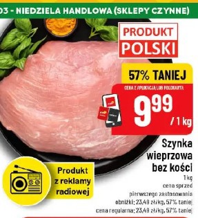 Szynka wieprzowa bez kości