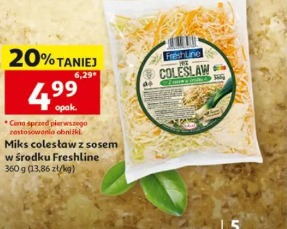 Freshline Miks coleslaw z sosem w środku