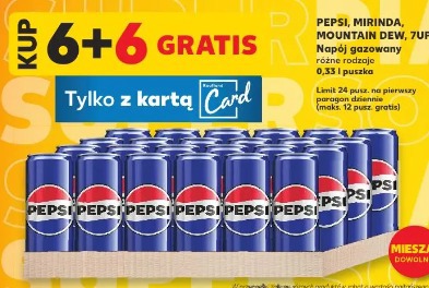 Pepsi, Mirinda, Mountain Dew, 7up Napój gazowany