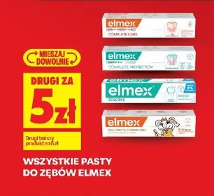 Wszystkie pasty do zębów Elmex