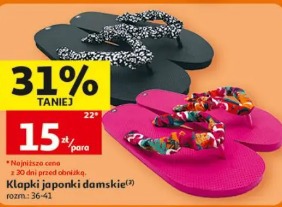 Klapki japonki damskie