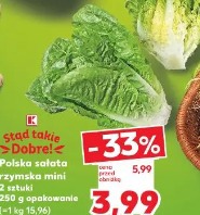 Polska sałata rzymska mini 2 sztuki