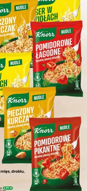 Zupa Nudle Knorr pomidorowe pikantne