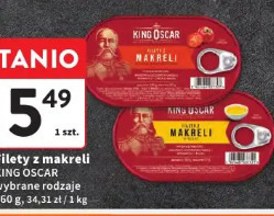 Filety z makreli King Oscar
