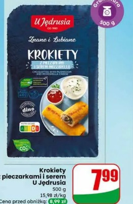 Krokiety z pieczarkami i serem U Jędrusia