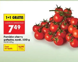 Pomidor cherry gałązka opak. 500 g