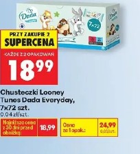 Chusteczki Looney Tunes Dada Everyday, 7x72 szt.