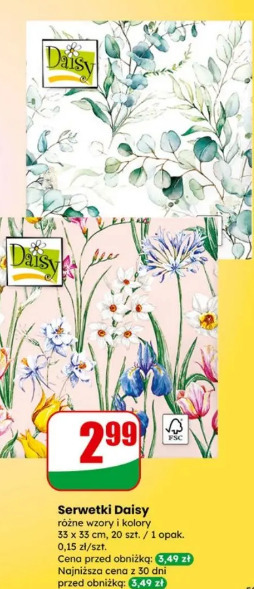 Serwetki Daisy