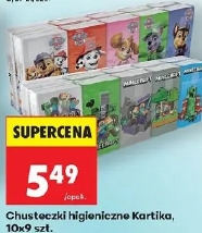 Chusteczki higieniczne Kartika
