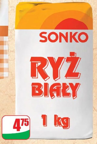 Ryż biały długoziarnisty Sonko
