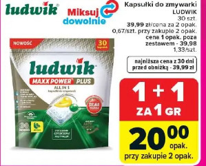 Ludwik kapsułki do zmywarki maxx power plus all in 1