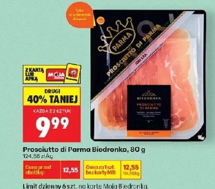 Prosciutto di Parma Biedronka