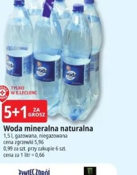 Woda mineralna naturalna