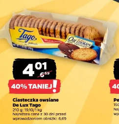 Ciasteczka owsiane De Lux Tago