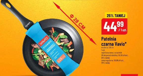 Patelnia czarna Vavio