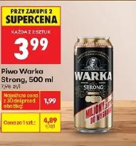 Piwo Warka Strong
