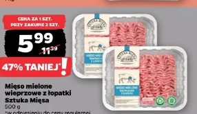 Mięso mielone wieprzowe z łopatki Sztuka Mięsa