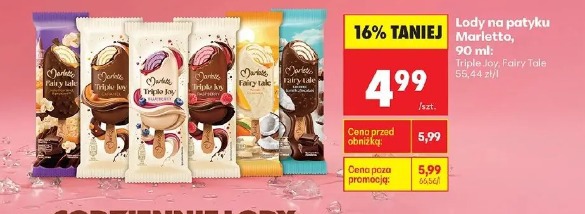 Lody na patyku Marletto Triple Joy, Fairy Tale