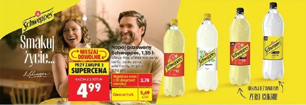 Napój gazowany Schweppes