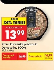Pizza kurczak i pieczarki Donatello