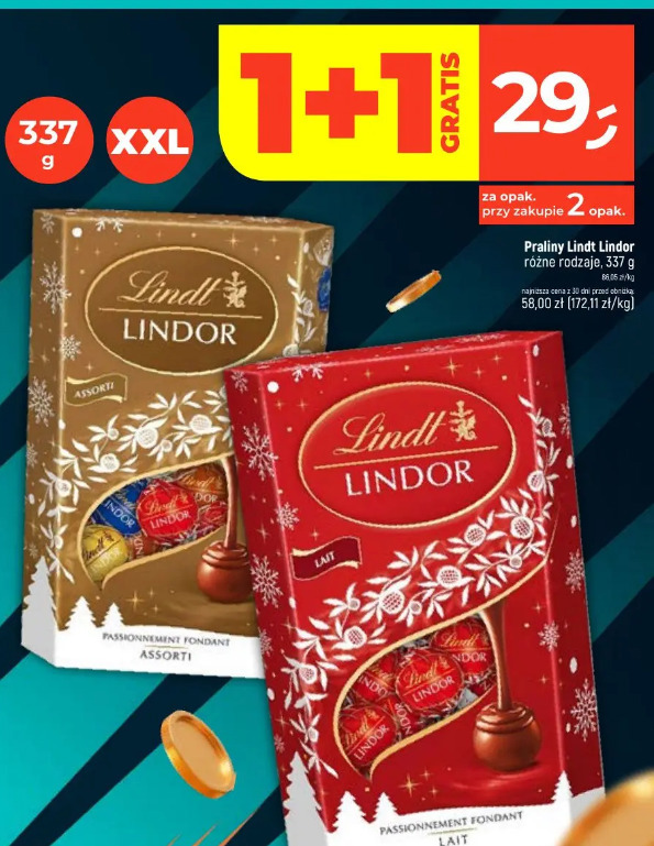 Praliny Lindt Lindor