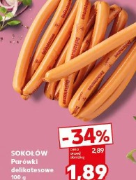Sokołów Parówki delikatesowe