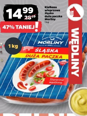 Kiełbasa wieprzowa śląska duża paczka Morliny