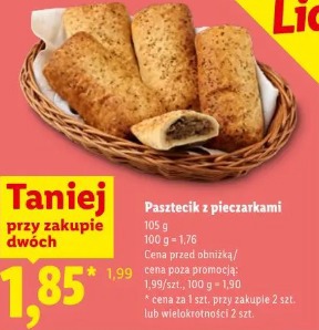 Pasztecik z pieczarkami