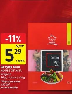 Grzyby Mun HOUSE OF ASIA krojone
