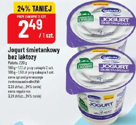 Jogurt śmietankowy bez laktozy Maluto