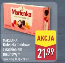 Marlenka Kuleczki miodowe z nadzieniem malinowym