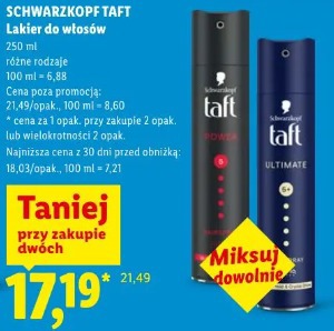 Schwarzkopf Taft Lakier do włosów
