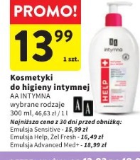 Kosmetyki do higieny intymnej AA Intymna