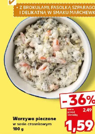 Warzywa pieczone w sosie czosnkowym