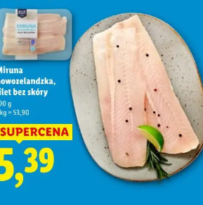 Miruna nowozelandzka, filet bez skóry