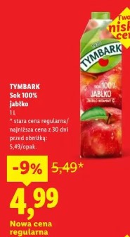Tymbark Sok 100% jabłko
