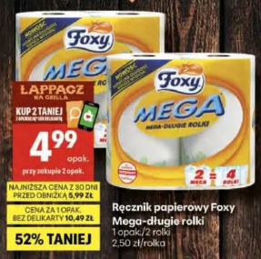 Ręcznik papierowy Foxy Mega-długie rolki