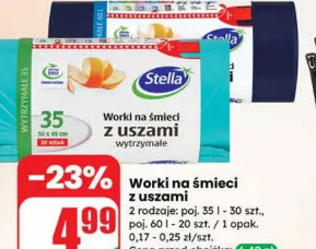 Worki na śmieci z uszami Stella