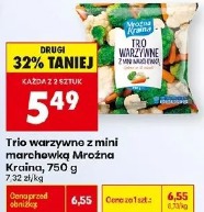 Trio warzywne z mini marchewką Mroźna Kraina