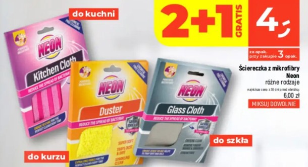 Ściereczka z mikrofibry Neon