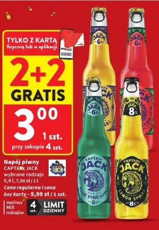 Napój piwny Captain Jack