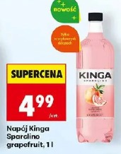 Napój Kinga Sparaliño grapefruit
