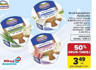 Serek kanapkowy Hochland