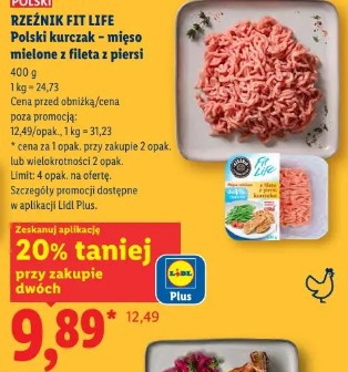 RZEŹNIK FIT LIFE Polski kurczak – mięso mielone z fileta z piersi