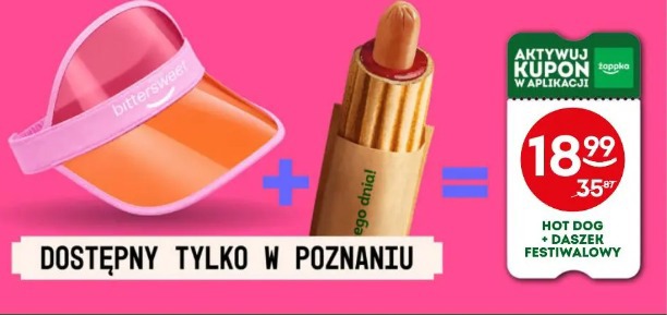 Hot Dog + Daszek festiwalowy