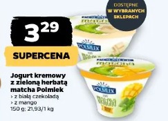 Jogurt kremowy z zieloną herbatą matcha Polmlek