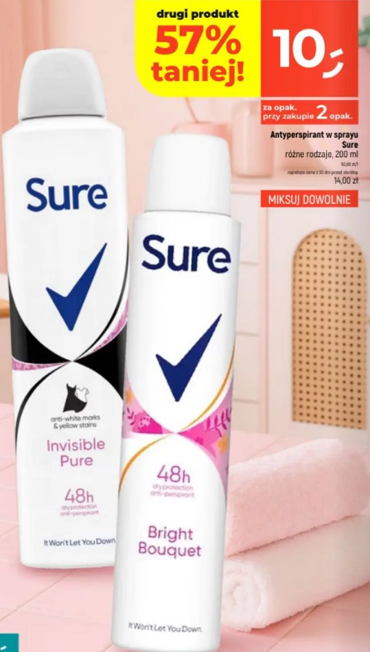 Antyperspirant w sprayu Sure