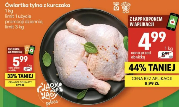 Ćwiartka tylna z kurczaka