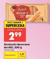 Biszkopty deserowe Bonitki